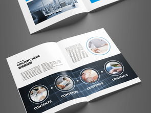 大气蓝色系企业画册设计 专业形象与高效传播的完美融合